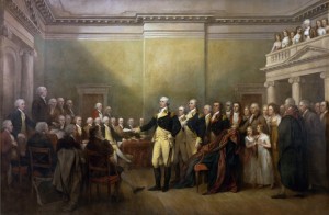 "General George Washington Resigns his Commission" by John Trumbull. Courtesy US Capitol